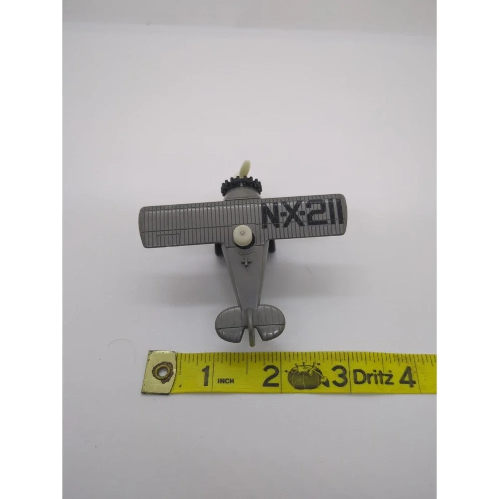 TOMY/ Hard Plastic /  Wind-Up Spirit Of St Louis Plane RARE Working good